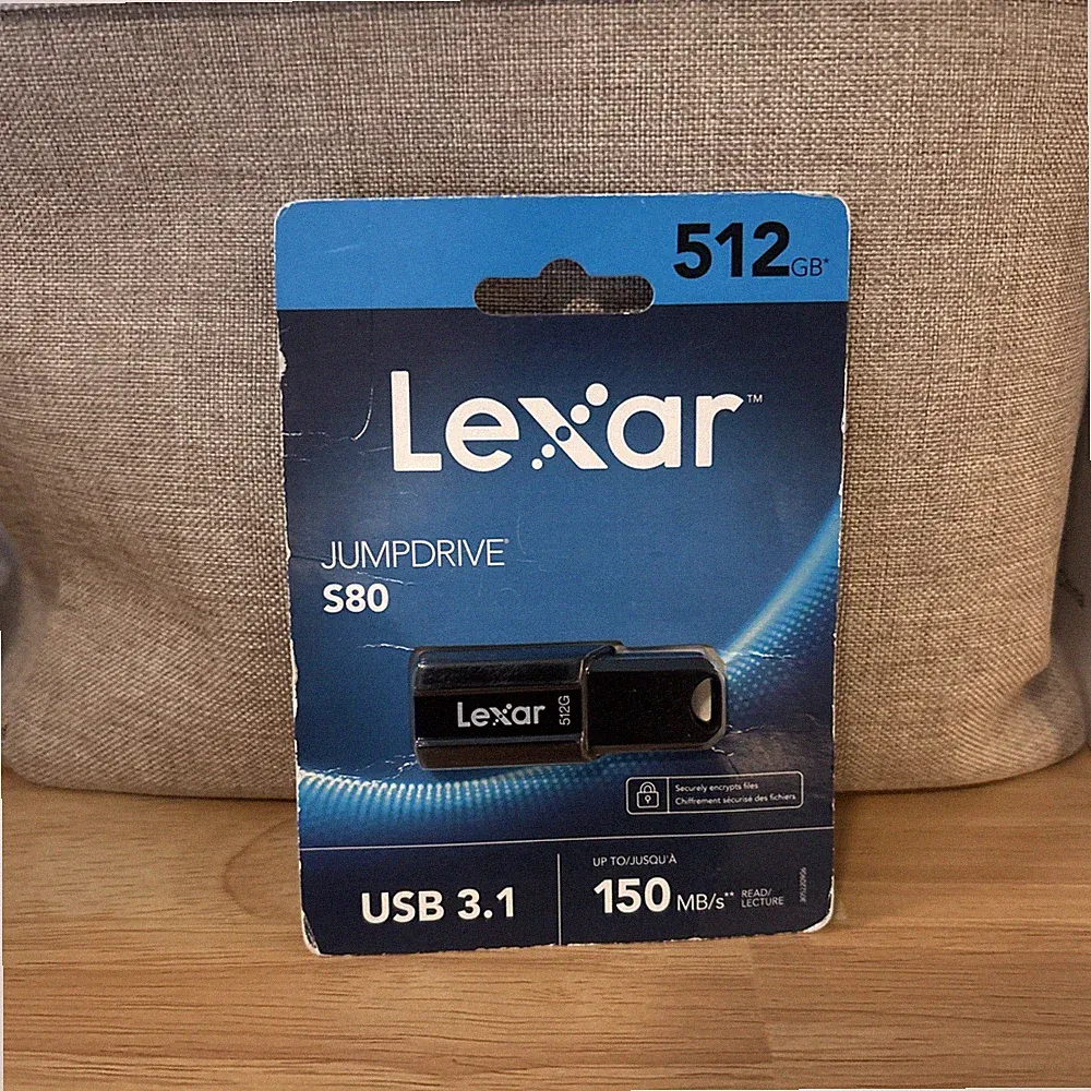 Lexar Jumpdrive S80 512GB USB 3.1 Flash Drive up to 150MB/s